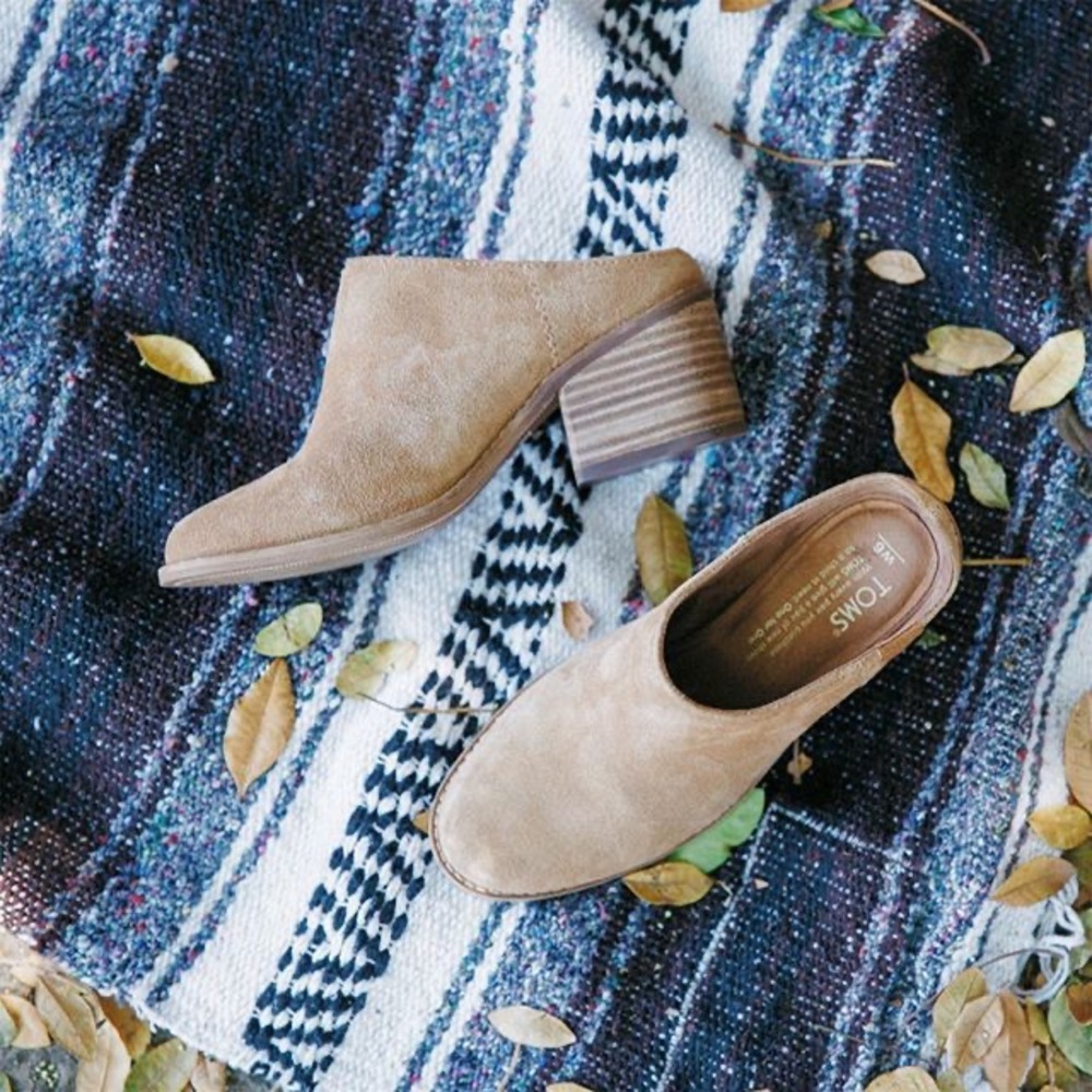 TOMS Suede Mules